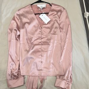 Shades of Blonde Blush Pink Blouse